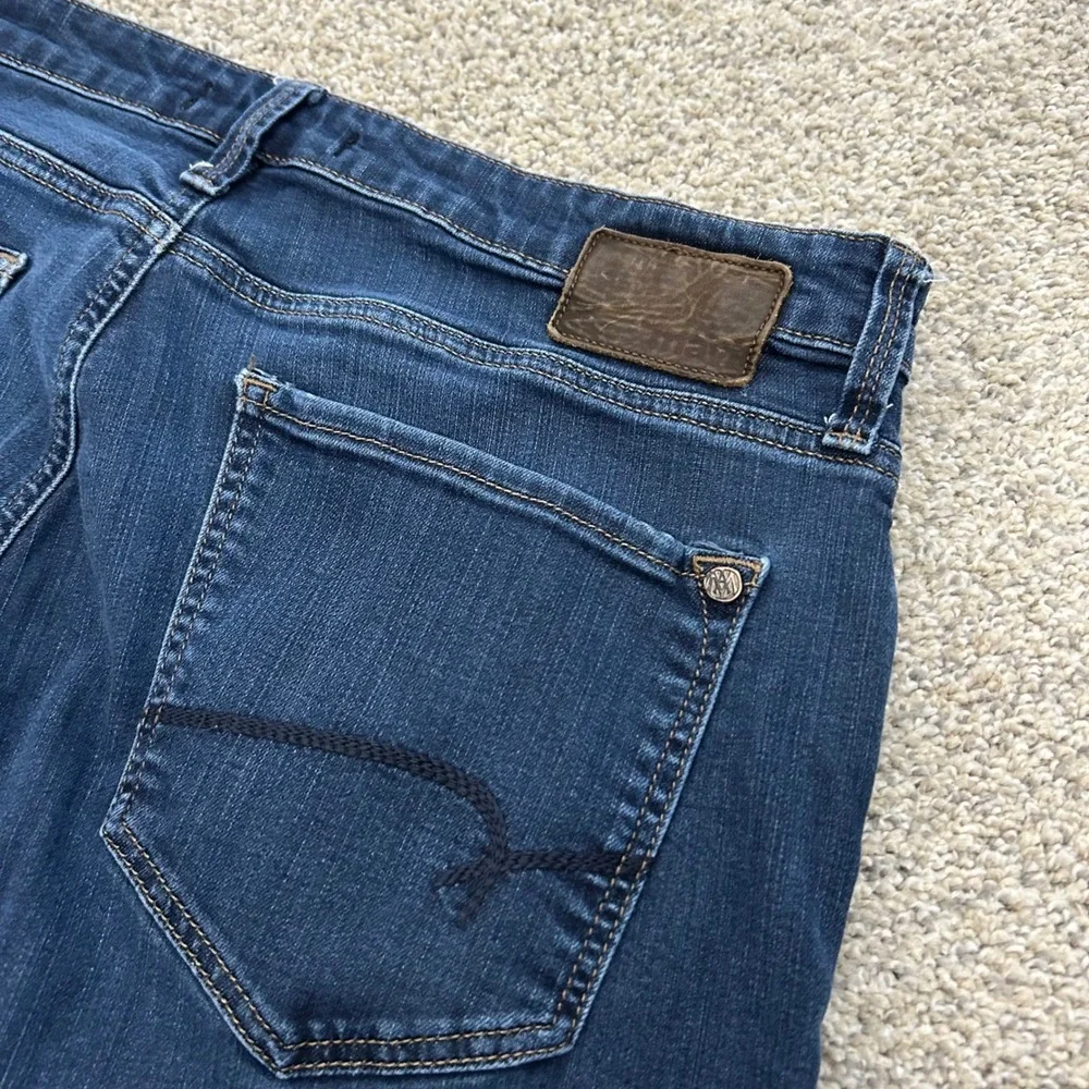 Mavi Marcus‎ Slim Straight Leg Jeans 34x32 (Fits 34X31) Dark Blue Indigo Stretch